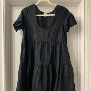 Black MIDI summer dress